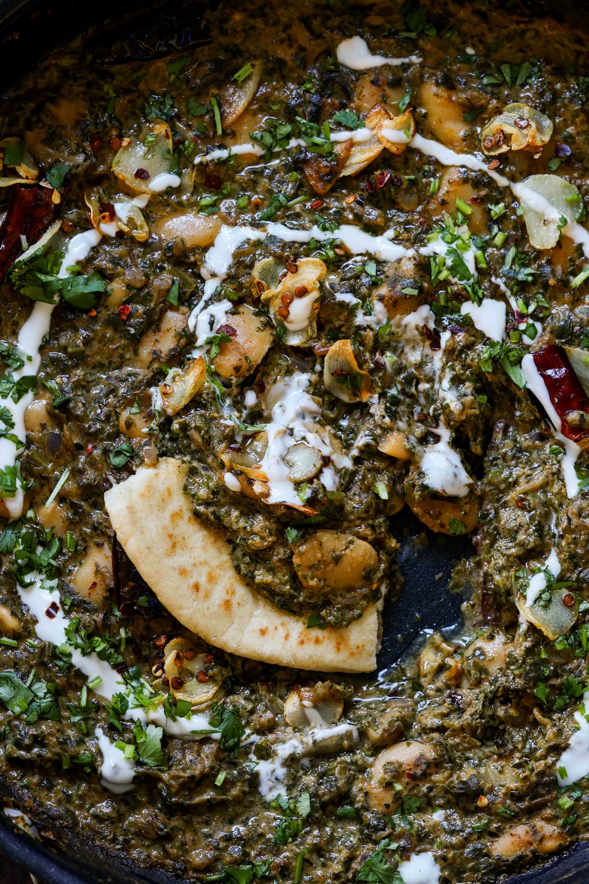Vegan Richa’s Saag Butter Beans